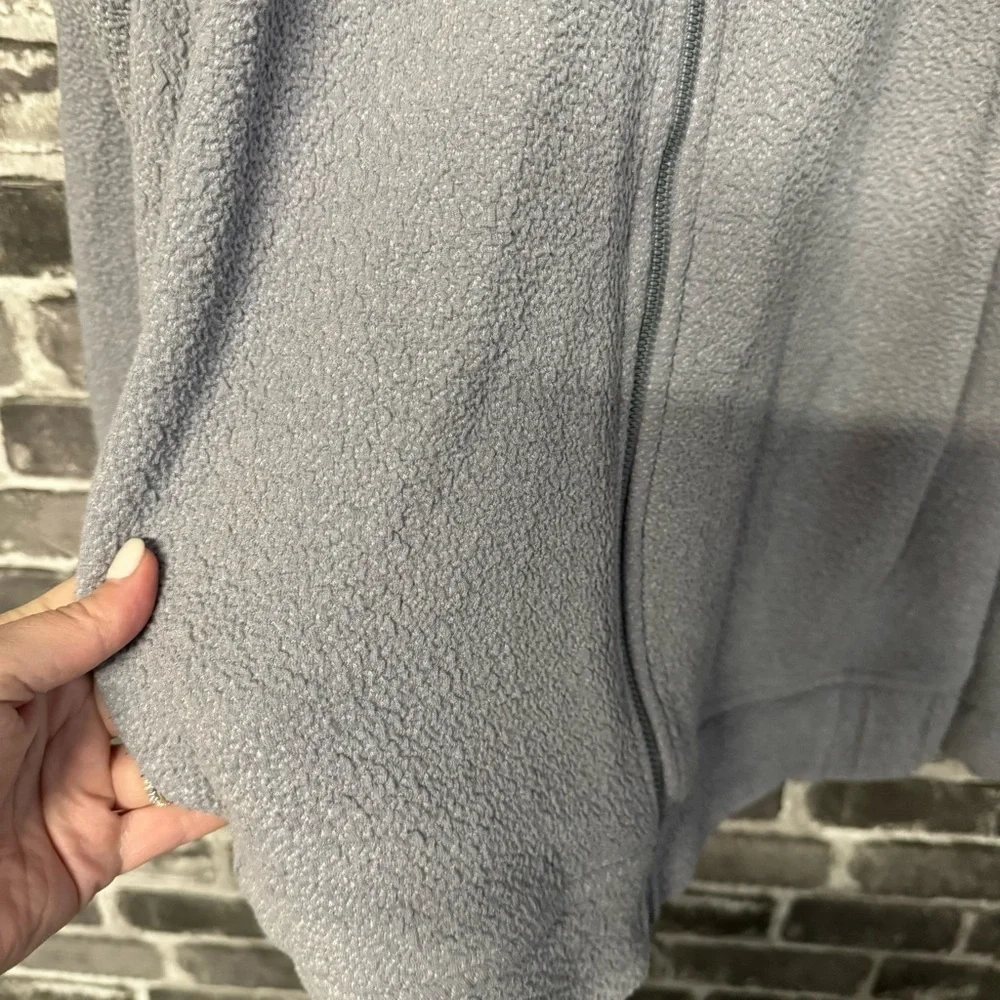 Lululemon Pave New Ways Full-Zip hoodie sweatshirt Glacier Grey White pu…